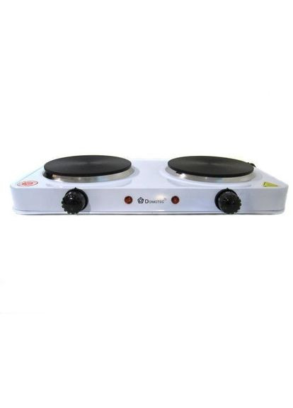Плита електрична 2 конфоркова настільна плита 1000W MS-5822 Domotec (313110077)