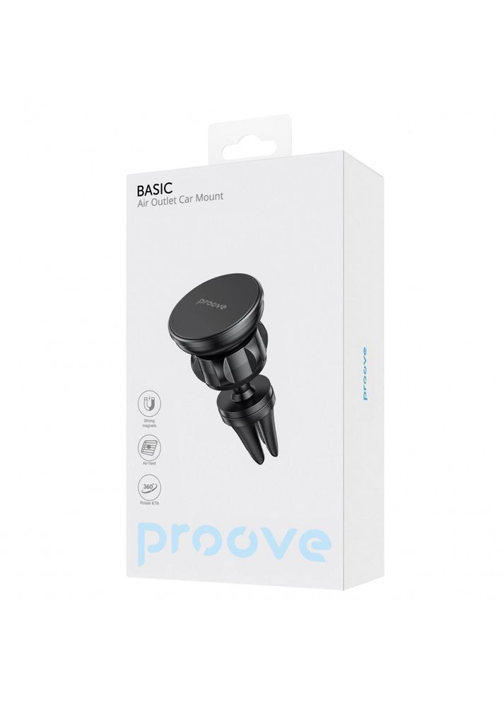 Автодержатель Basic Air Outlet Car Mount black Proove (333800083)