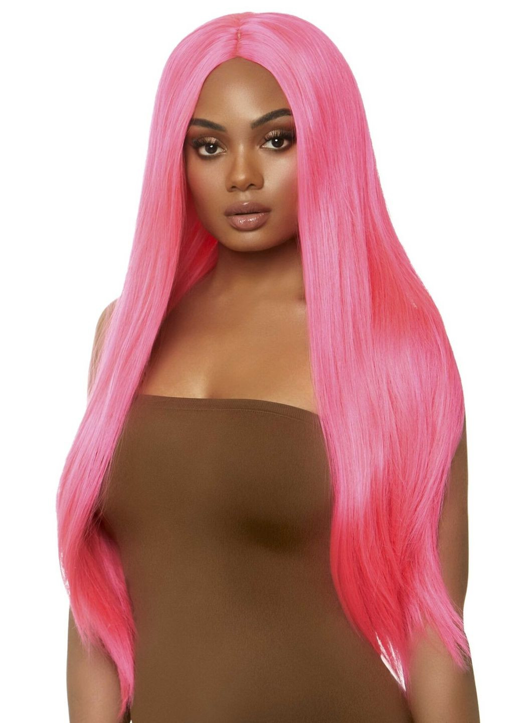 Перука 33″ Long straight center part wig neon pink Leg Avenue (289717724)