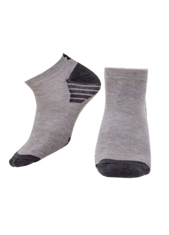 Серые носки спортивные укороченные uar bc-3962 (06508384) FDSO (316221361)