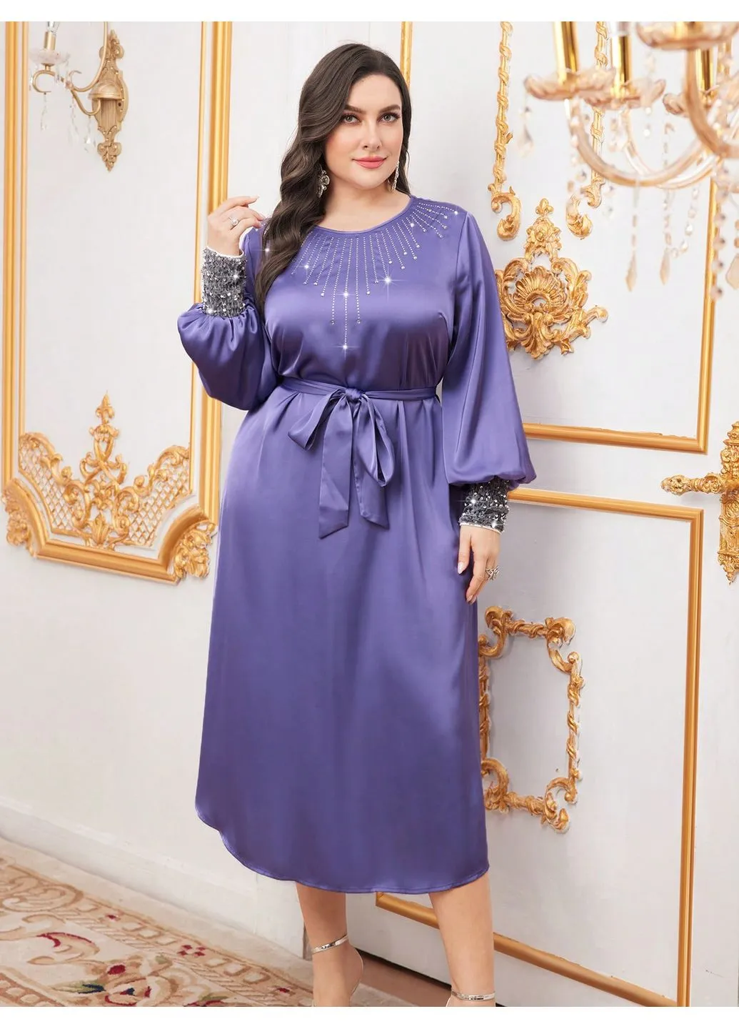 Лілова сукня SHEIN