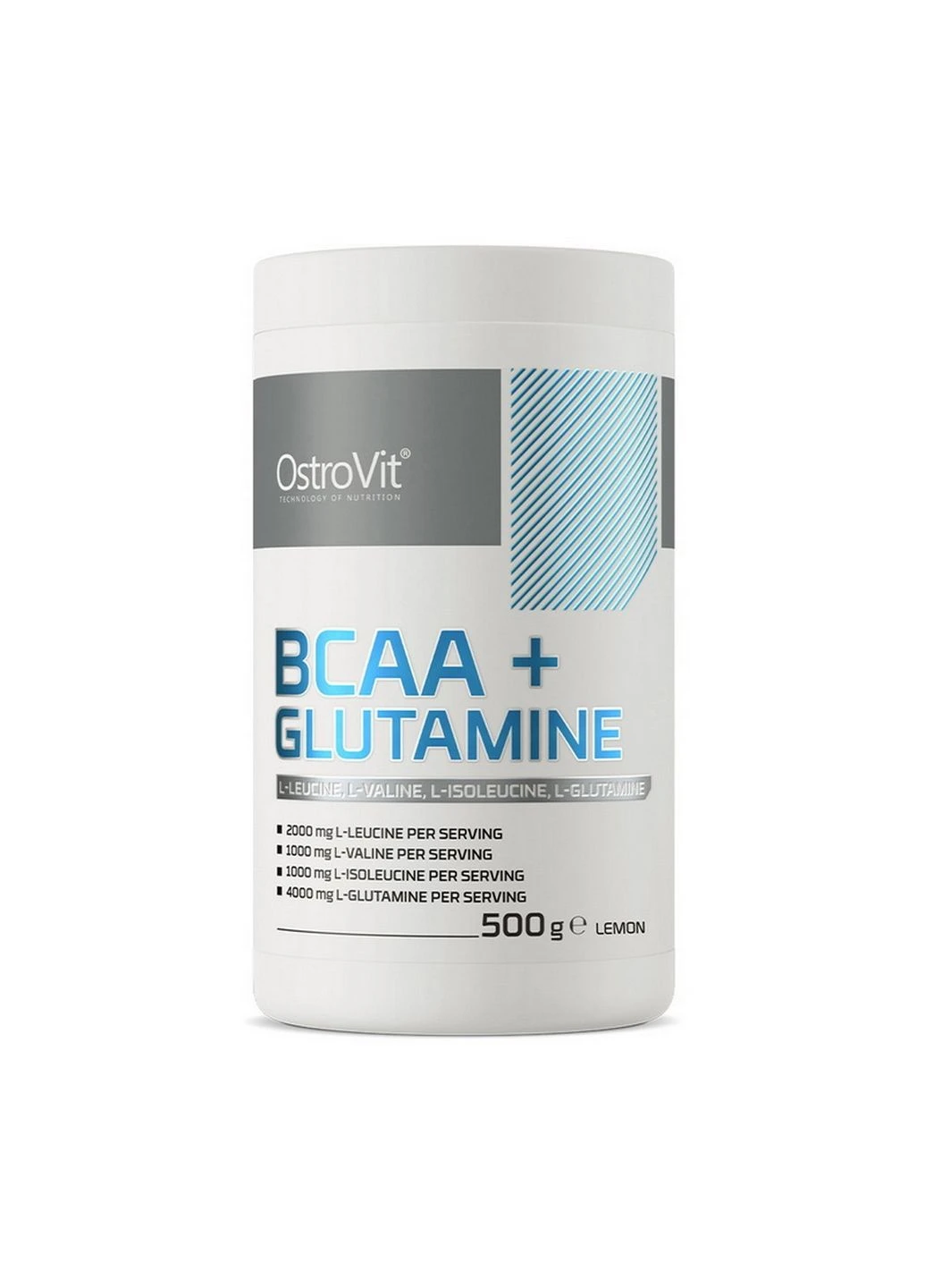Амінокислота BCAA+Glutamine (500 g, orange) Ostrovit (296190866)