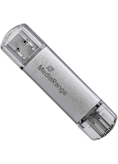 Флеш-накопичувач USB3.0 32GB Type-C Silver (MR936) Mediarange (336951122)