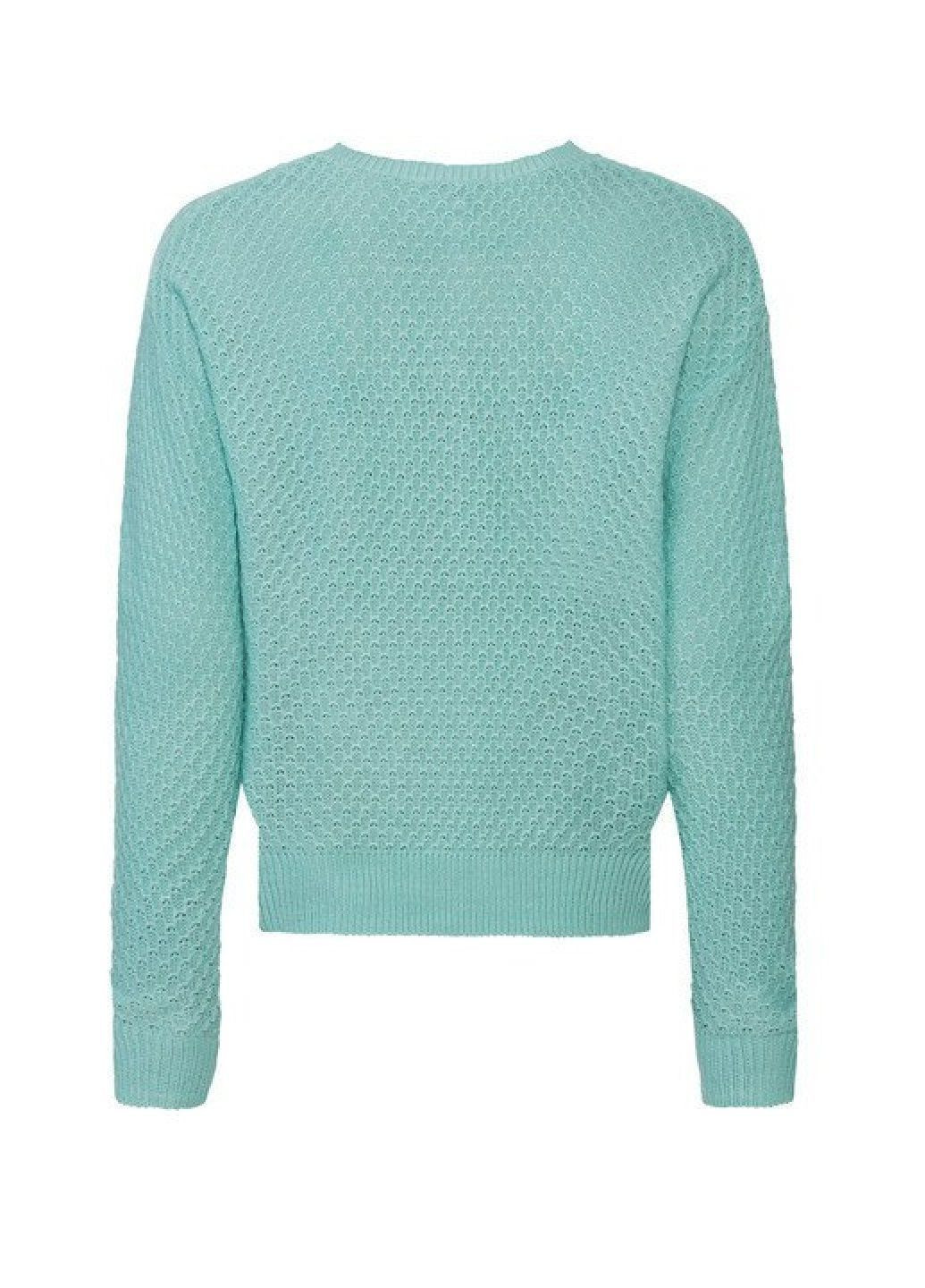 Світло-бірюзовий светр в'язаний Esmara