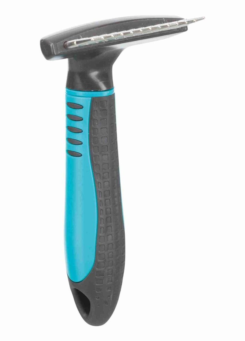 Расческа грабли для кошек и собак с крутящимся коротким зубом, 7 х 14 см (4011905237916) Trixie (279563242)