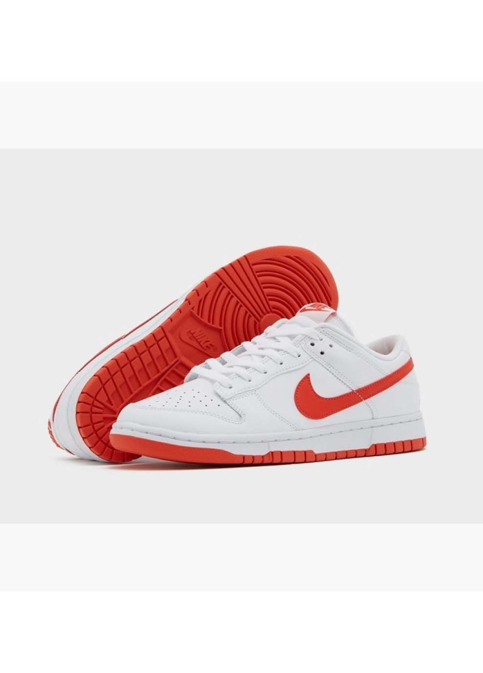 Білі Осінні чоловічі кросівки dunk low retro білий Nike