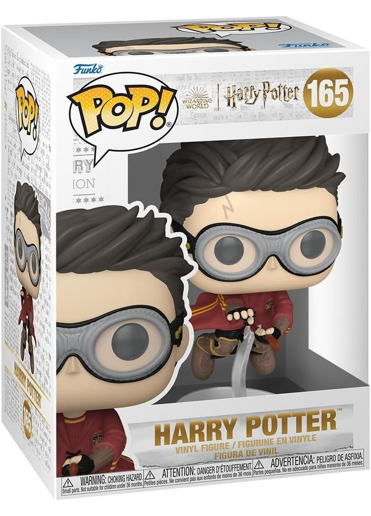 Фигурка Pop Гарри Поттер Гарри с метлой Harry Potter Harry with Broom 10 см HP HB 165 Funko (317275012)