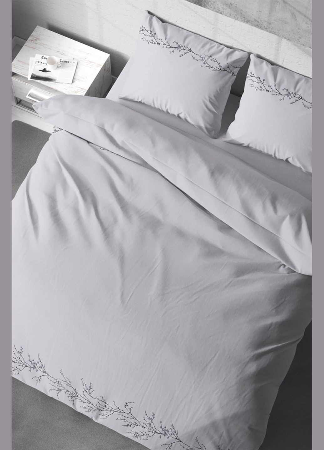 Наволочки 50х70 цвет серый ЦБ-00277748 Lelit (330274324)