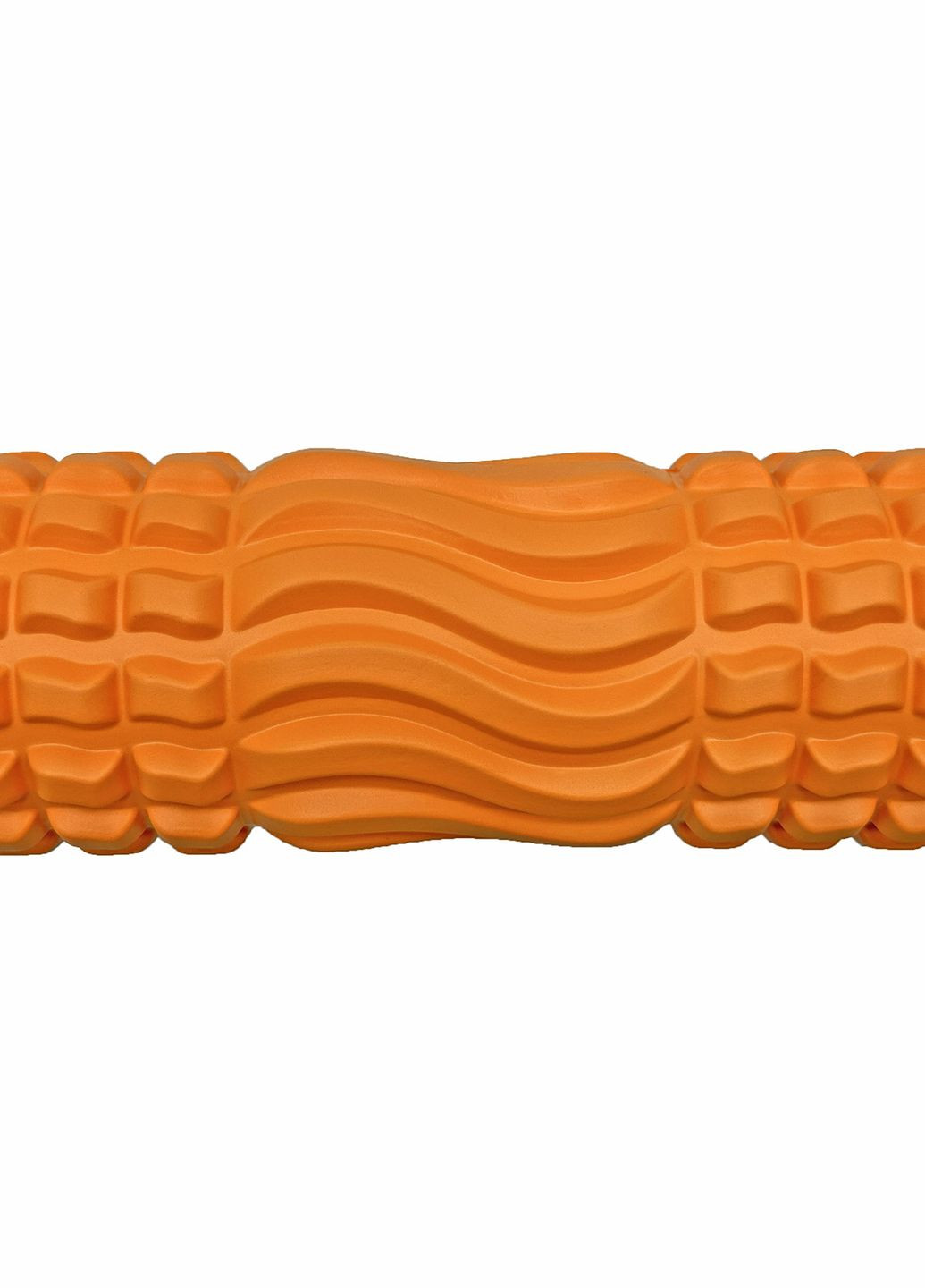 Масажний ролик Wavyspines 33 см Помаранчевий EasyFit (365549501)