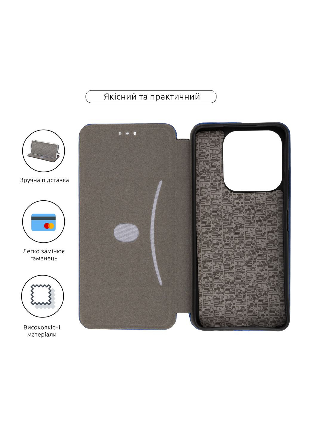 Чехол-книжка G-Case для ZTE Nubia V60 Design Blue (ARM79000) PTR ArmorStandart (327886221)