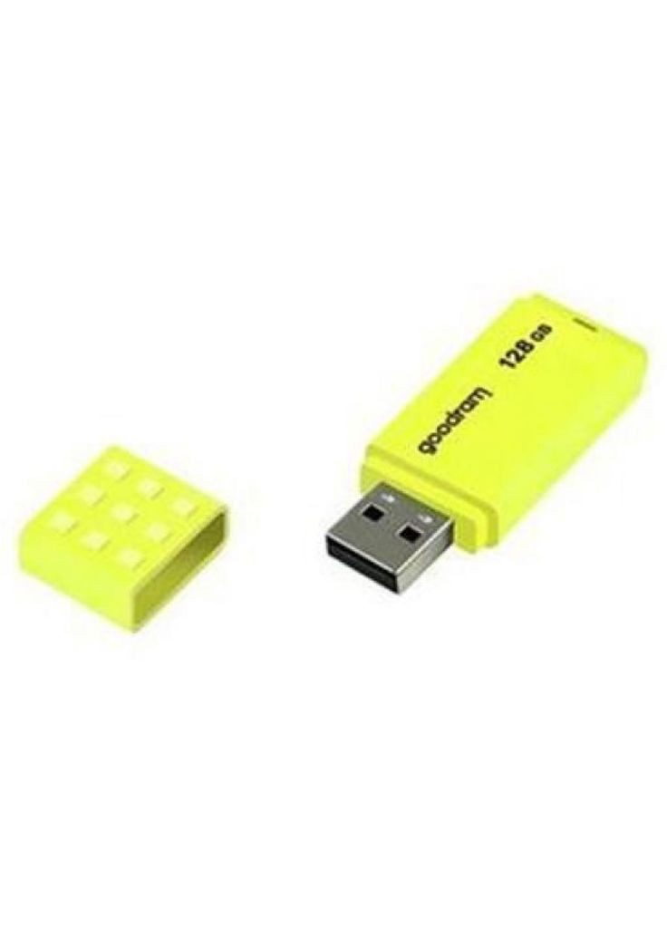 USB флеш накопичувач (UME21280Y0R11) Goodram 128gb ume2 yellow usb 2.0 (268142092)
