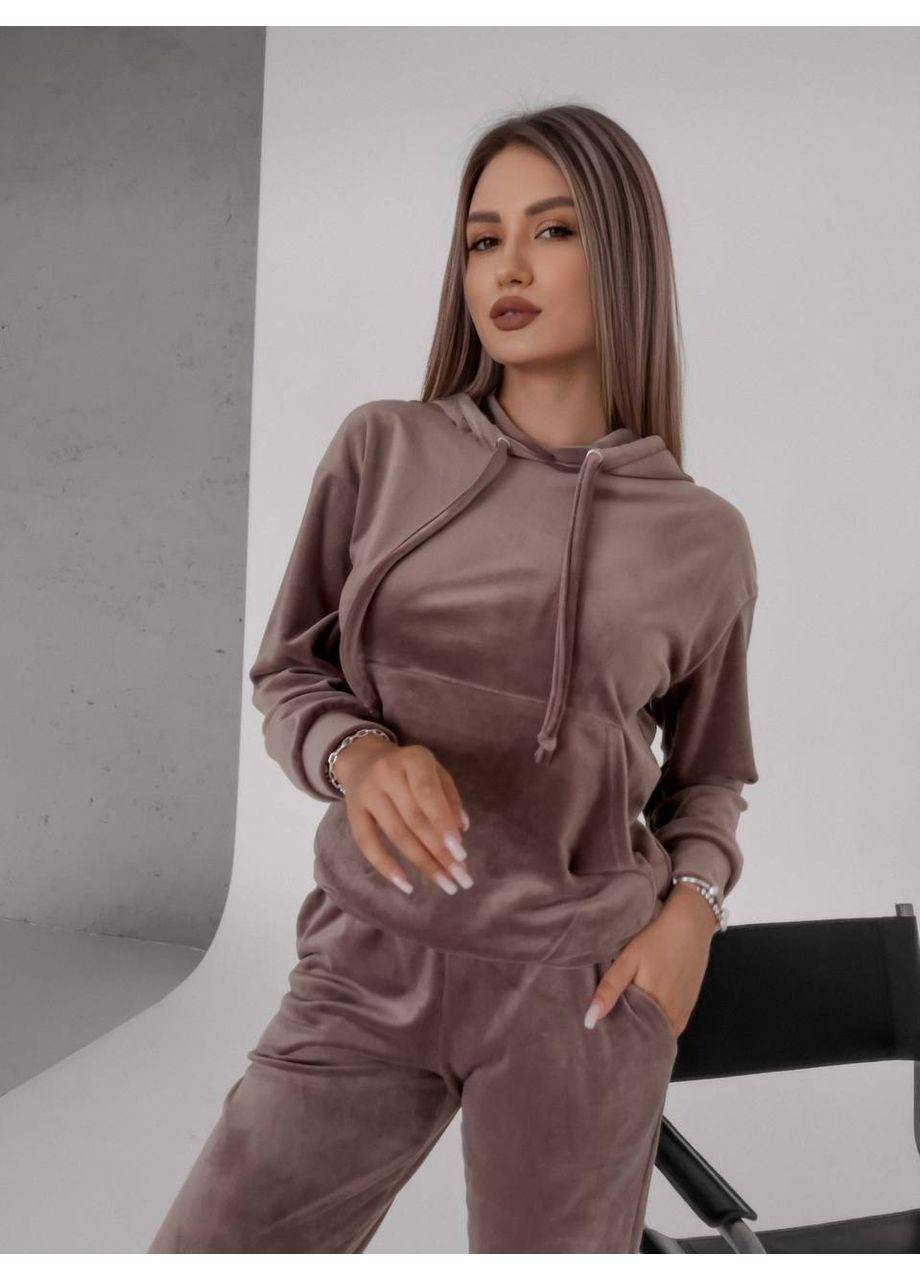 Велюровий базовий костюм No Brand (371923754)