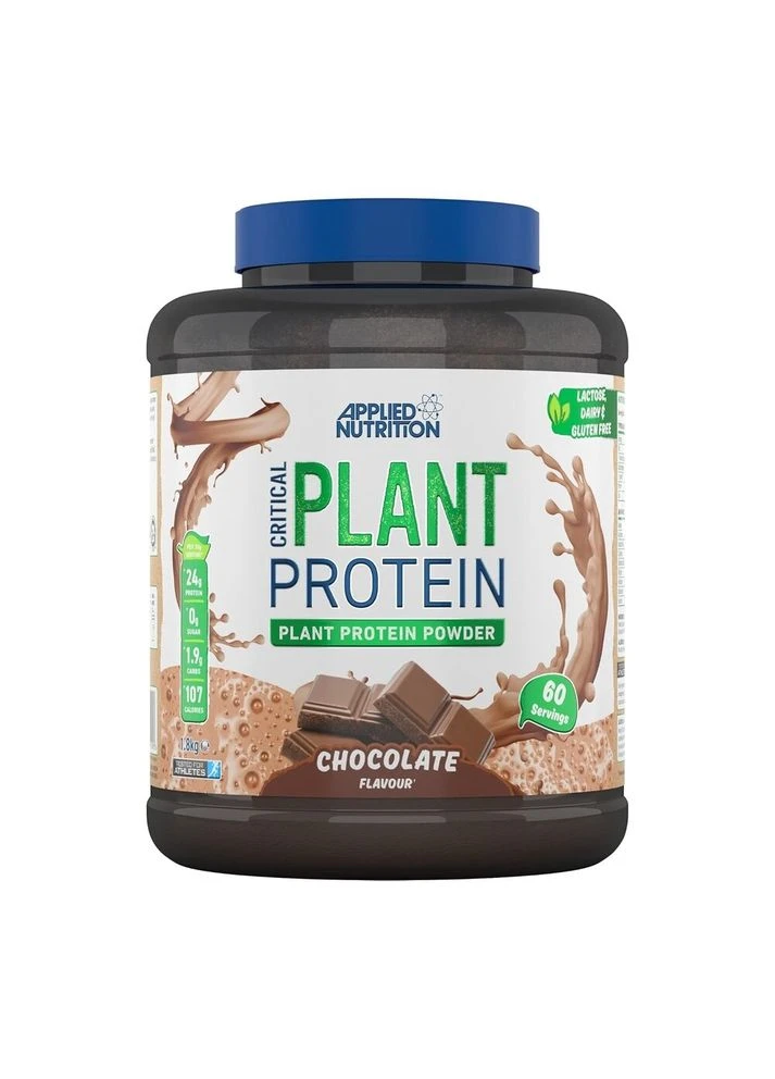 Рослинний протеїн Critical Plant Protein, 1.8 кг - Шоколад Applied Nutrition (394226256)