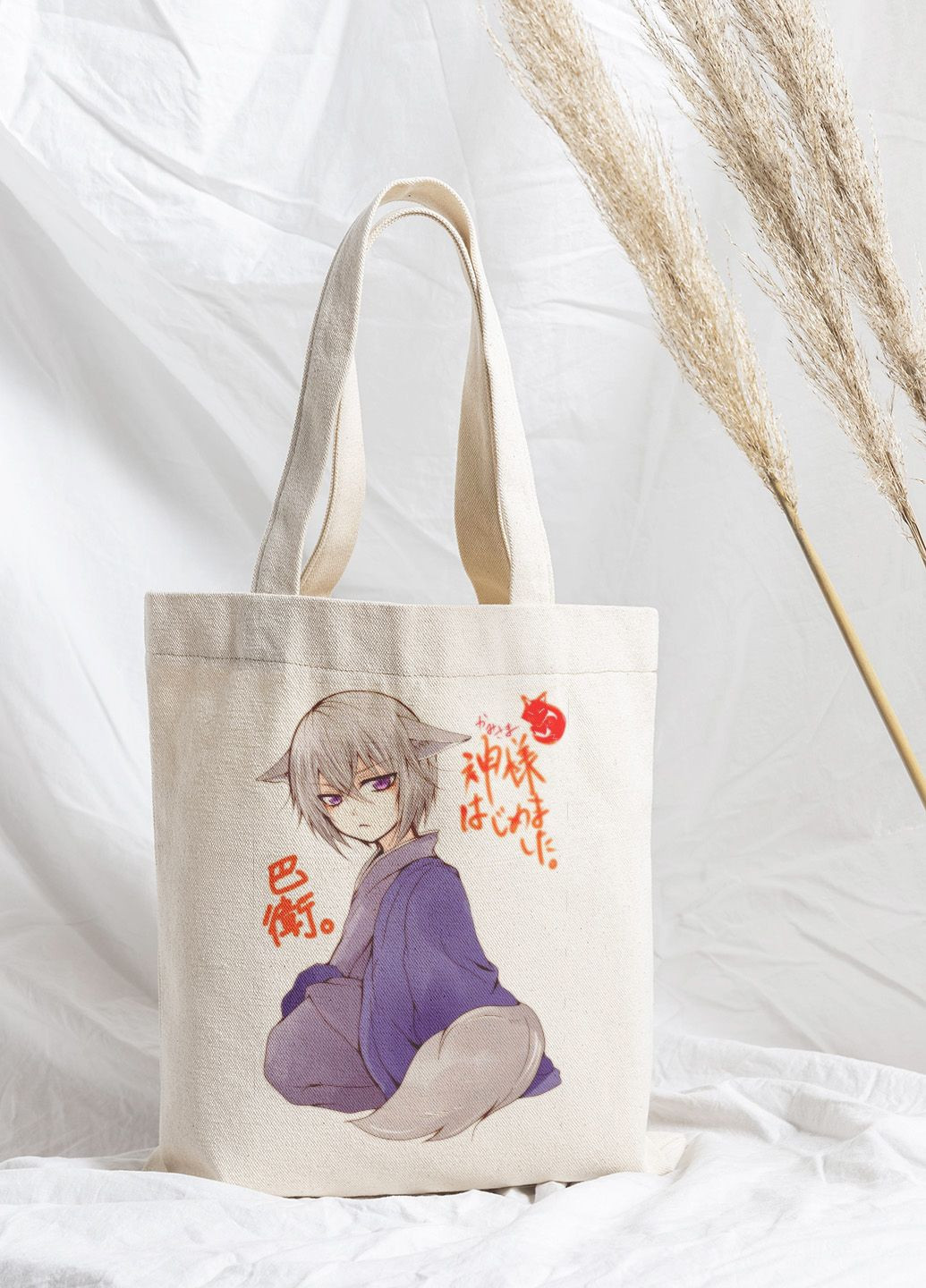 Еко сумка Мерч Крафт Дизайн 34х38см ручка 60см з принтом аніме томое No Brand шопер (297714386)