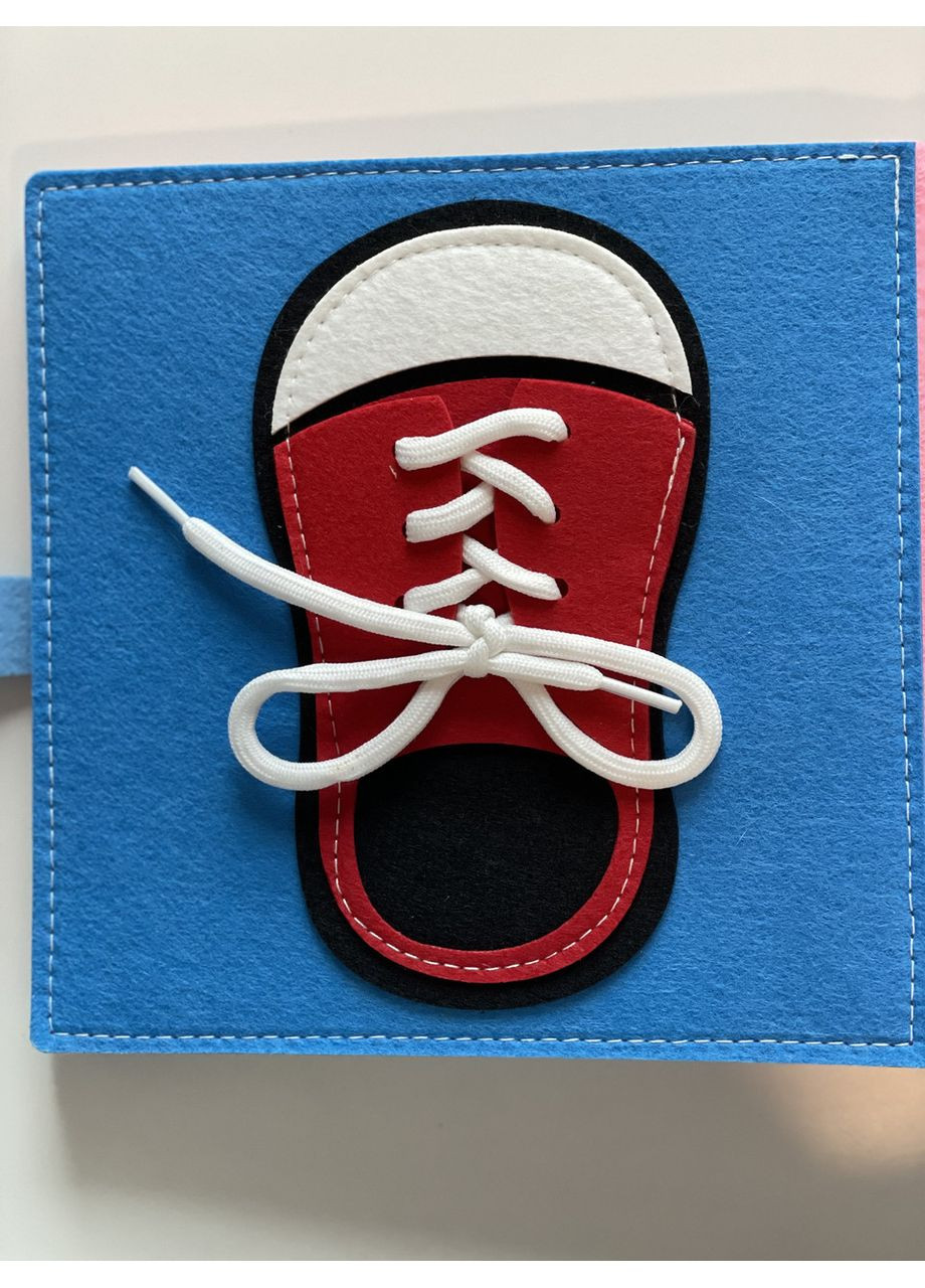 Фетрова розвиваюча книга-бізібук «Веселка" No Brand (366971244)