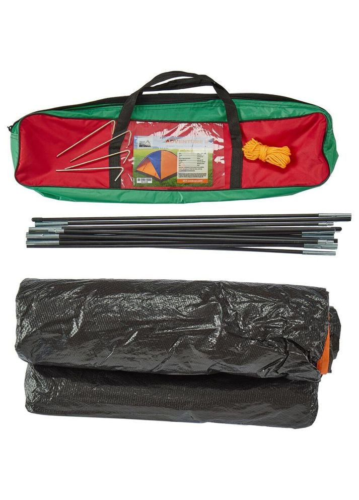 Намет Adventure II 200x200 см 3-х местная orange-blue SOTDL200OB Skif Outdoor (316628349)