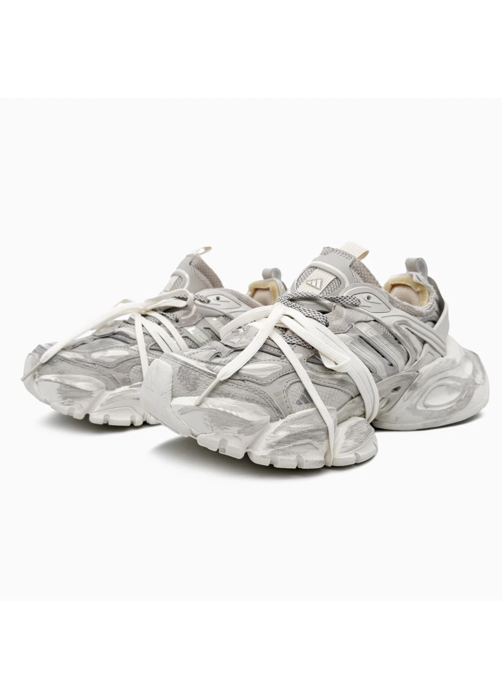 Серые демисезонные кроссовки мужские adidas vento xlg deluxe beige/grey адидас венто серые No Brand