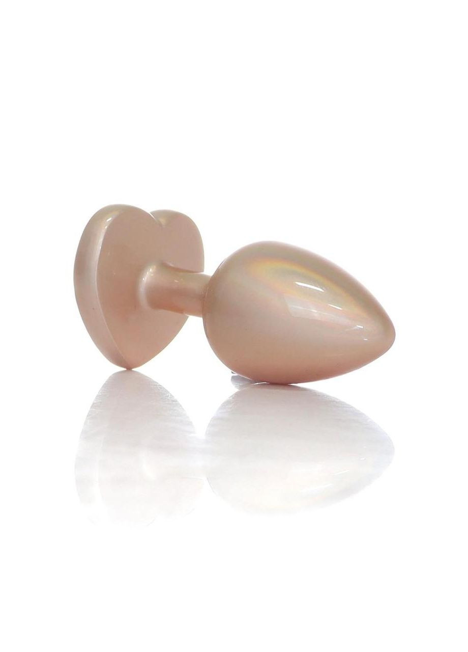 Анальная пробка - Jewellery Pearl Gold Heart Plug Clear S Drive No Brand (328908451)