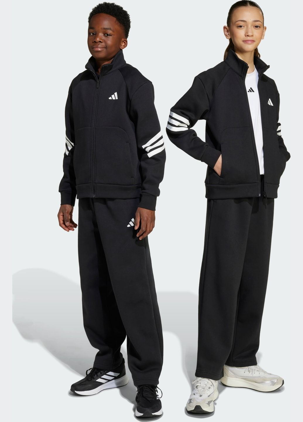 Спортивный костюм Future Icons 3-Stripes Half-Zip Kids adidas (356454955)