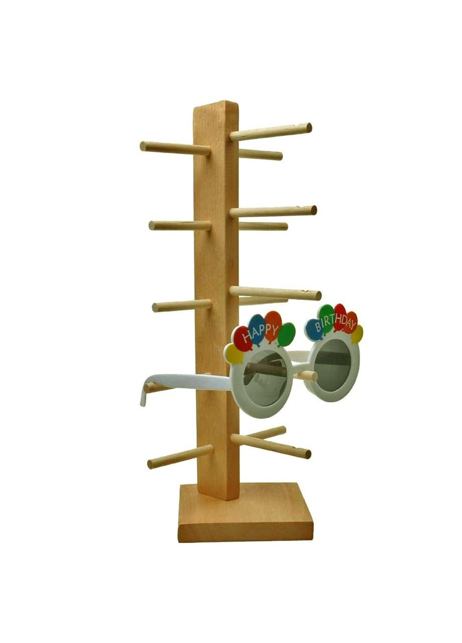 Органайзер для окулярів з дерева Каспі 5 сієна (ОЧК-501505) No Brand (328073024)