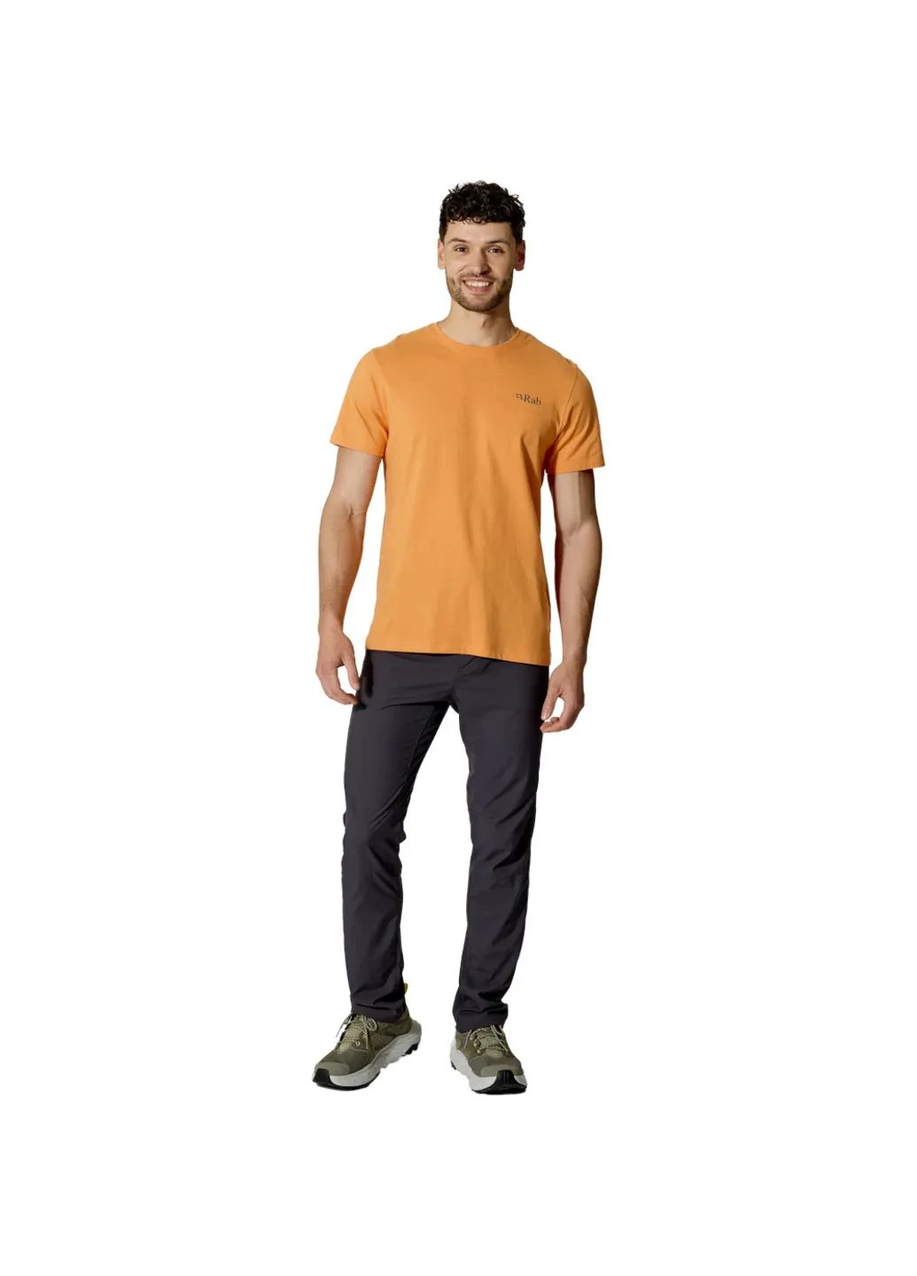 Помаранчева футболка stance strata tee mns Rab
