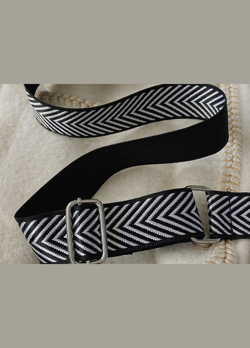 Жіноча сумка бананка на груди зі стразами міні сумочка екошкіра чорна (sku_1398) No Brand (330576611)