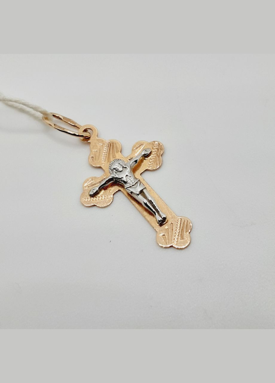 Хрестик золото 585° 0,94г. спаси и сохрани () Золотий Лелека 60037 (305391441)