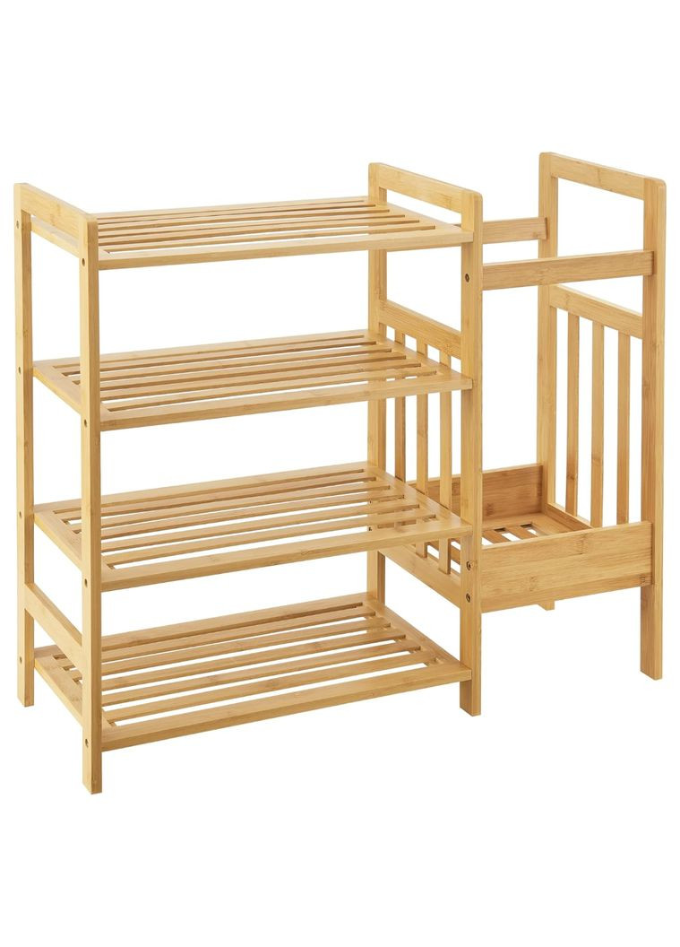 Бамбукова полиця AVENUE для взуття з підставкою для парасольок Chomik (301865556)