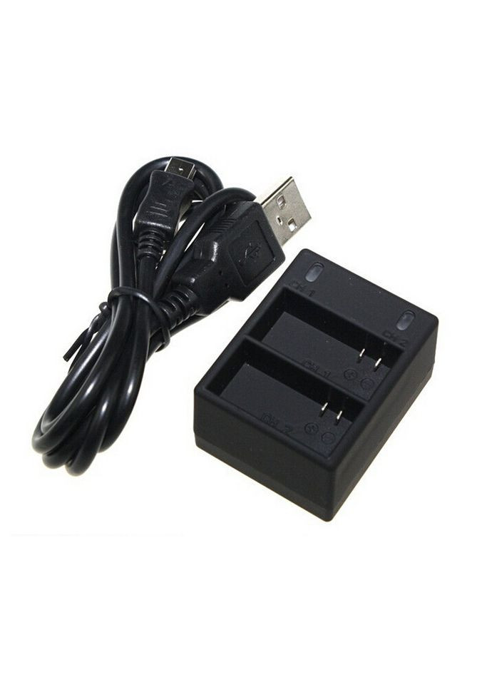 Зарядное устройство для двух аккумуляторов Hero 3 (AHDBT-301, AHDBT-302, AHDBT-201) с USB кабелем GOPRO (369558683)