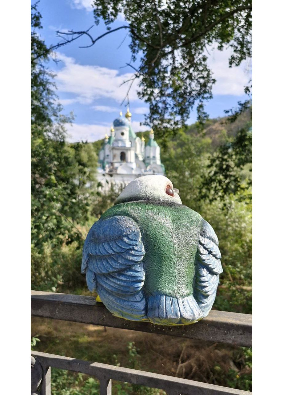 Садовая, декоративная фигура для сада и дома Птичка большая No Brand (356764719)