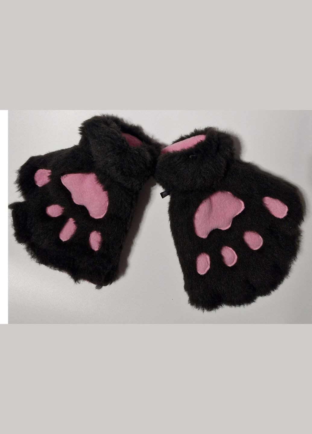 Перчатки лапки кота для квадробики черного цвета No Brand (333163173)