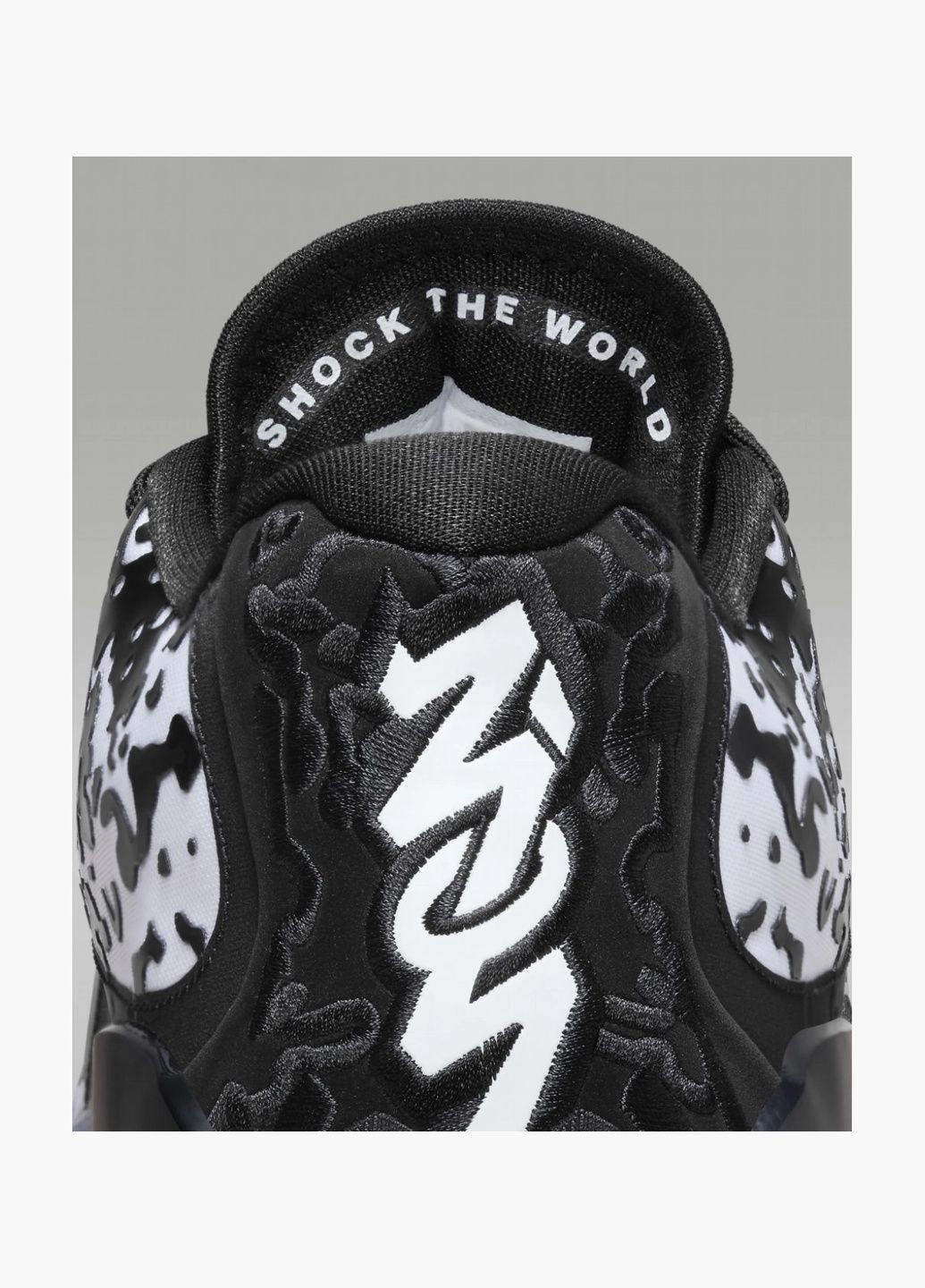 Черные всесезонные кроссовки унисекс zion 3 basketball shoes black/white dr0675-018 Air Jordan