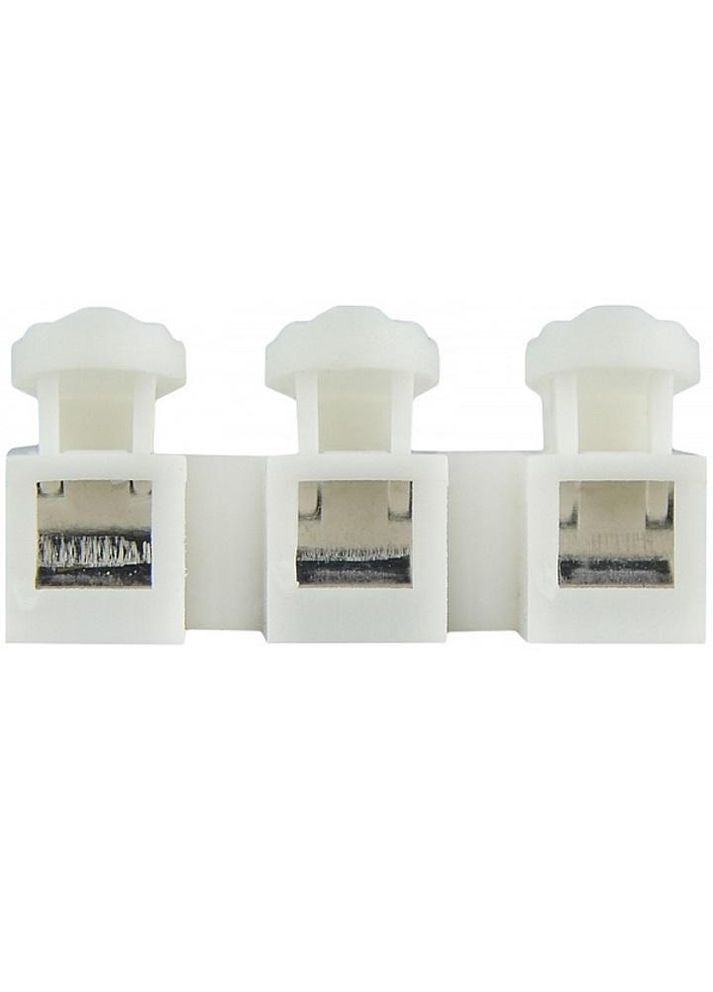 Набір з'єднувачів для дроту PW CH-3 клемні колодки на три контакти 20 шт Білий (C051302-20) No Brand (349843983)