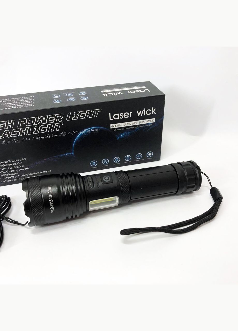 Военный армейский фонарик нашлемный PLD-P815 PM10-TG+COB, Походный фонарик, UB-662 Высококачественный фонарик Bailong (352769396)