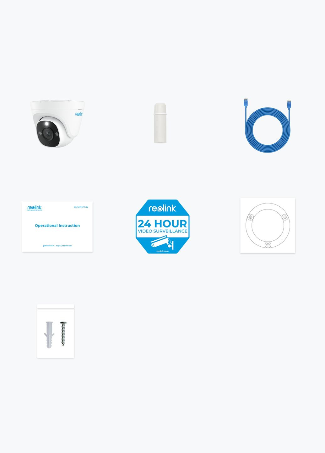 IP камера P344 2.8 mm (RLC-1224A 2.8 mm) Reolink (314834266)