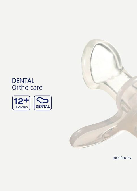 Пустышка силиконовая Dental Blossom, ортодонтическая, 12+ мес. () Difrax 346 Blossom (335031034)
