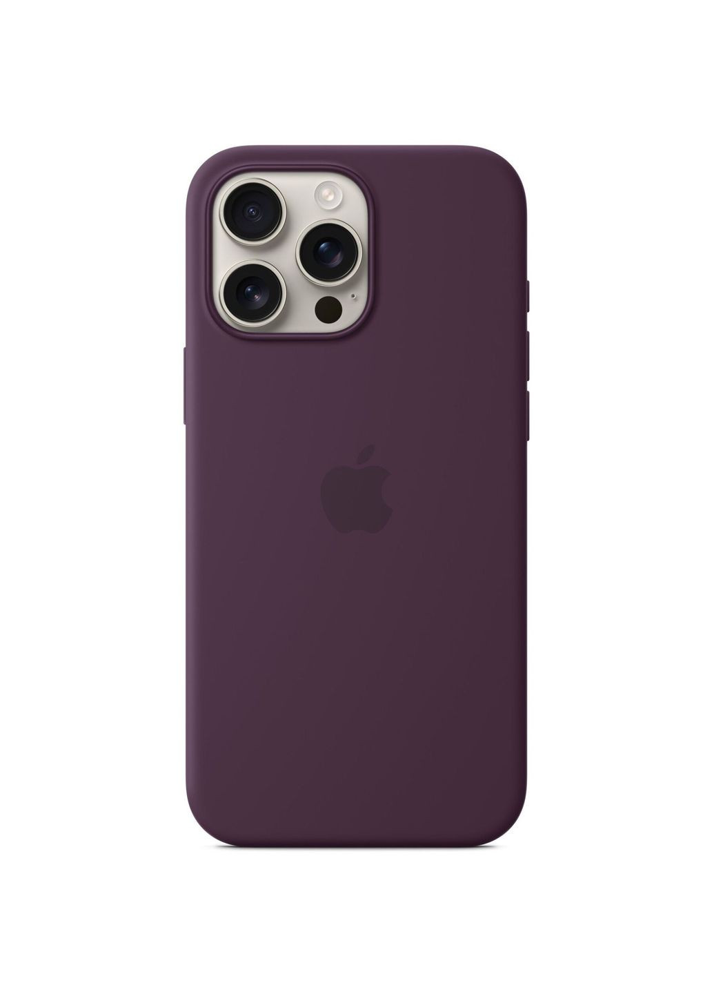 Чохол-накладка Silicone Case with MagSafe для iPhone 16 Pro Max Plum (MYYW3) Apple (361031891)