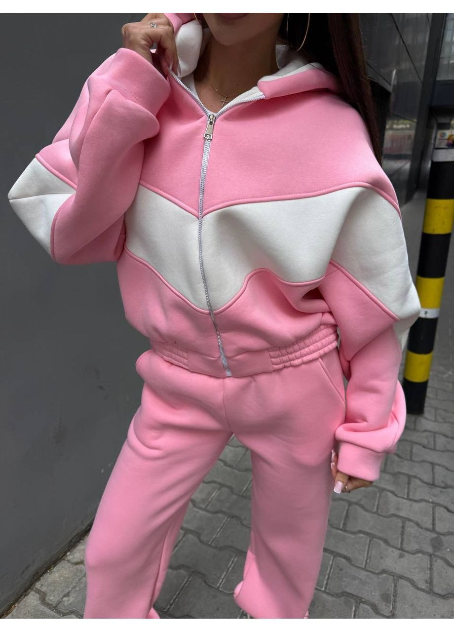 Костюм 772 турецкая тринитка на флисе,кофта и штаны,не кашлатится не линяет Україна (368544171)