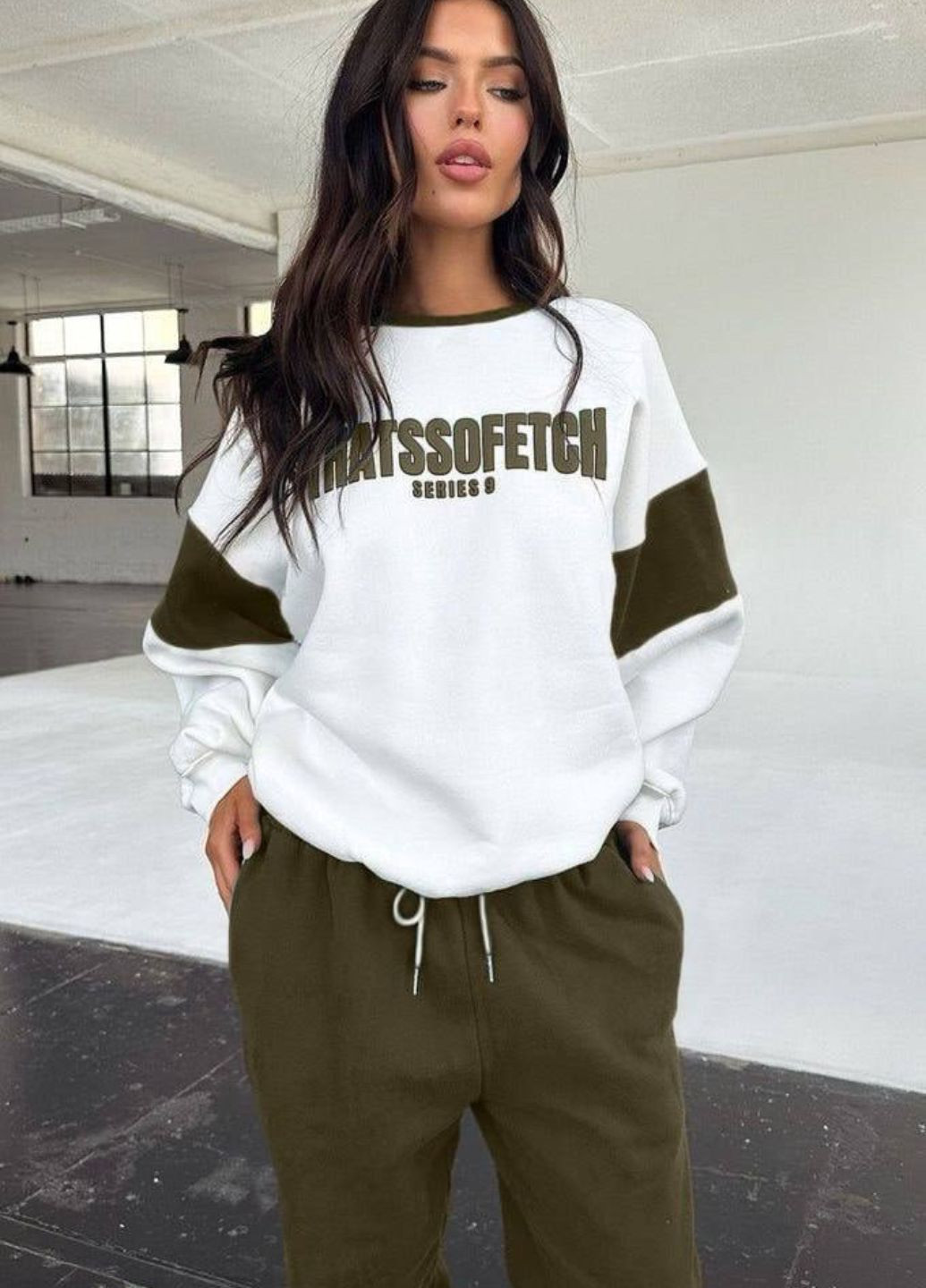 Костюм двойка: Кофта с круглым воротником и брюки. Allthings (322440622)