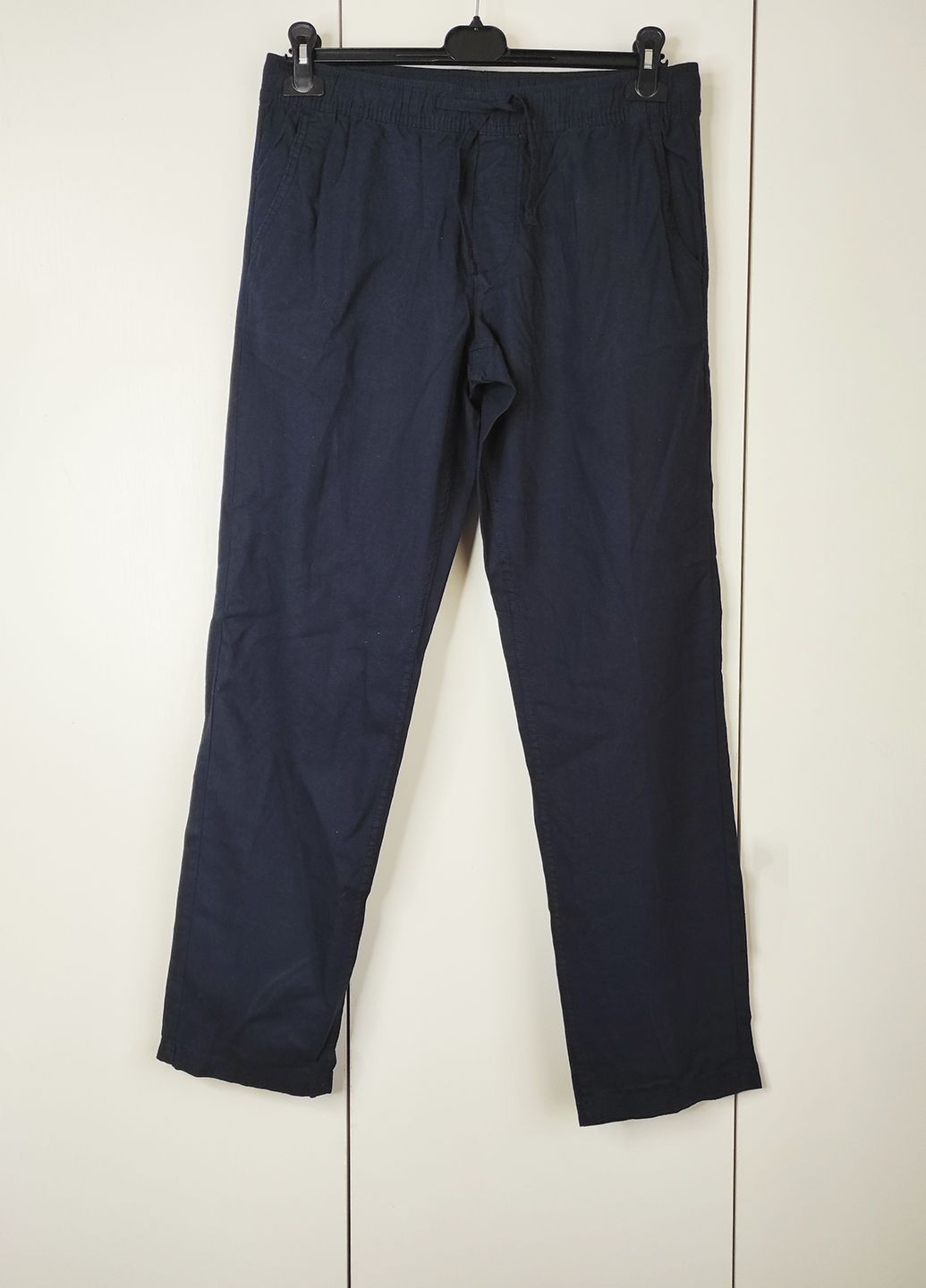 Синие классические, повседневный, кэжуал летние прямые брюки Livergy
