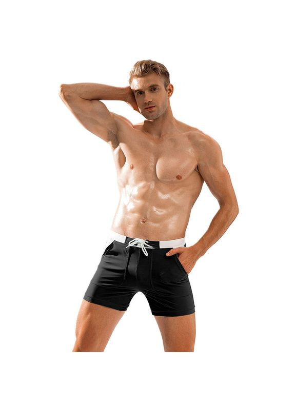 Мужские черные пляжные мужские плавки Deenyt