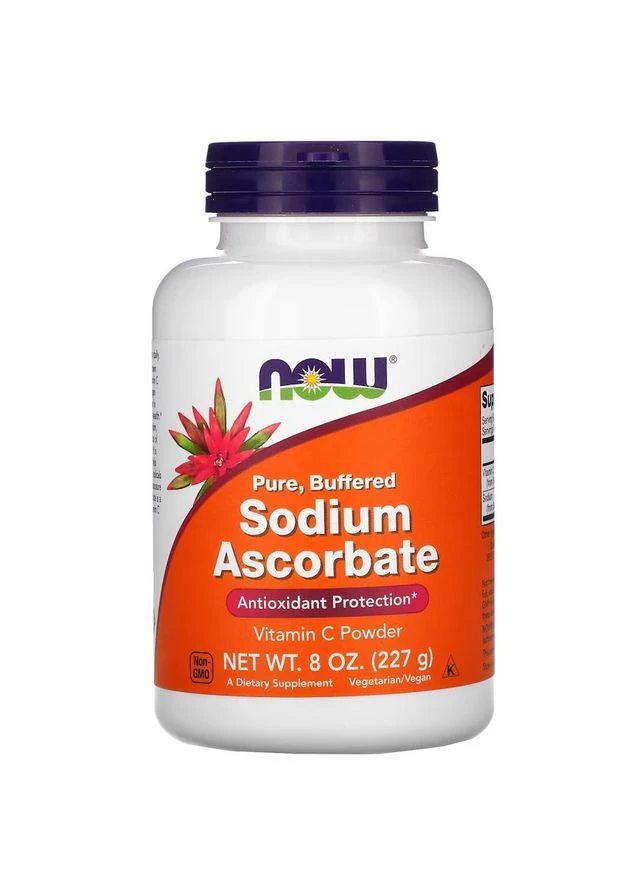 Витамины и минералы Sodium Ascorbate, 227 грамм Now (376169658)