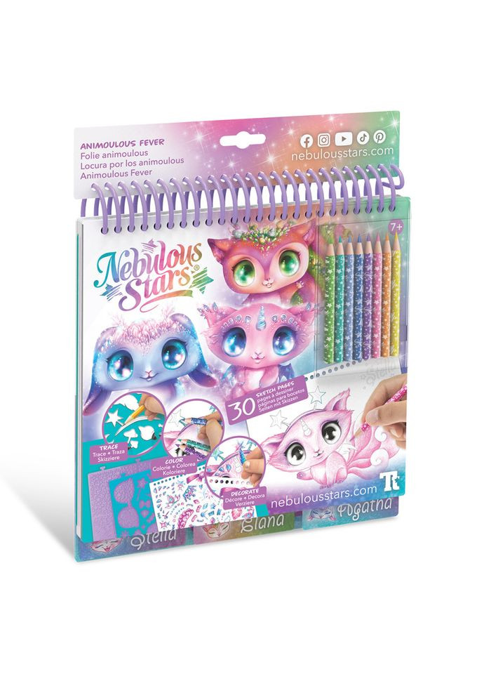 Набор для творчества Скетчбук: Звездные друзья 11141 с карандашами Nebulous Stars (358939562)