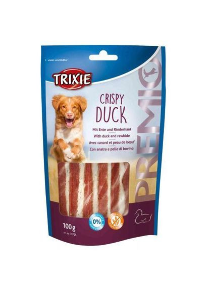 Ласощі Premio Crispy Duck для собак з качкою 100 г Trixie (331651540)