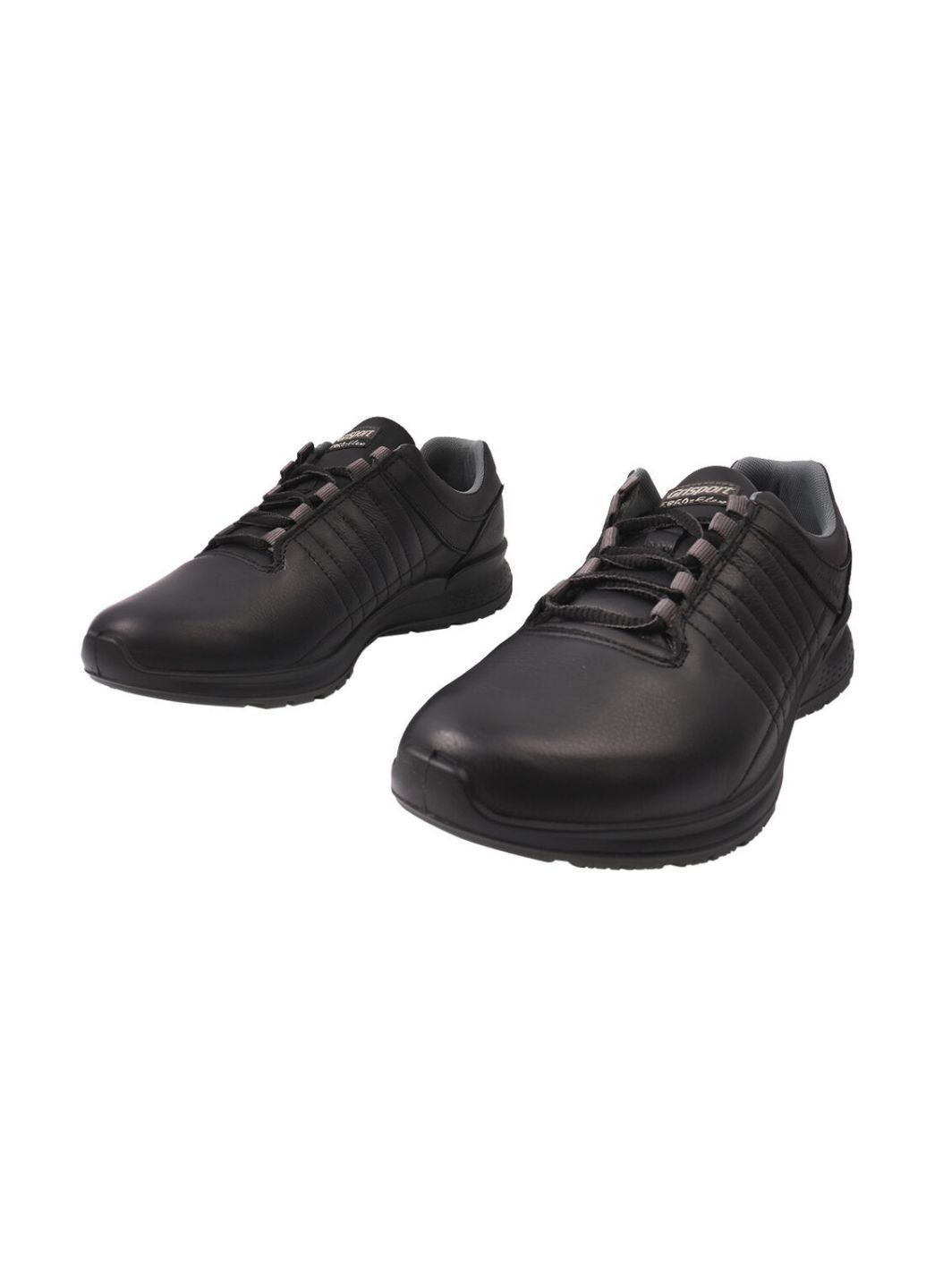 Черные туфли спорт мужские из натуральной кожи, на низком ходу, на шнуровке, черные, италия gri sport Grisport 82-20/24DTS