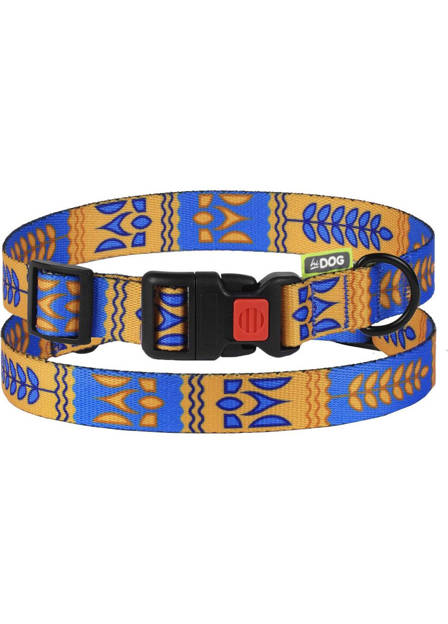 Ошейник Колосок размер L ширина 25 мм длина 35-45 см (2100103051010) Hi Dog (332878758)