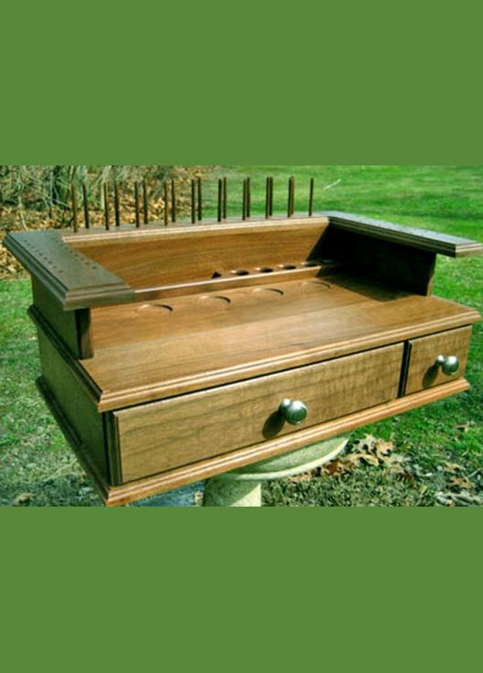 Органайзер для в'язання мушок з дерева Ронехам мускат (РМШ-004007) No Brand (328909577)