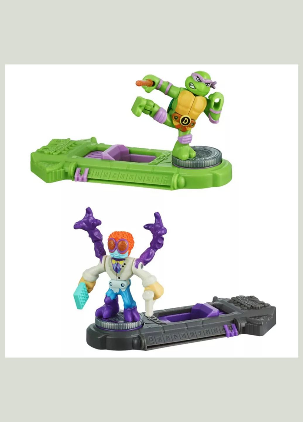 Игровой набор TMNT Набор для поединка Донателло и Бакстер (123220) Akedo (331791201)