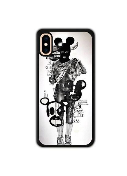 Чехол для Apple Iphone X Черный No Brand (302083893)