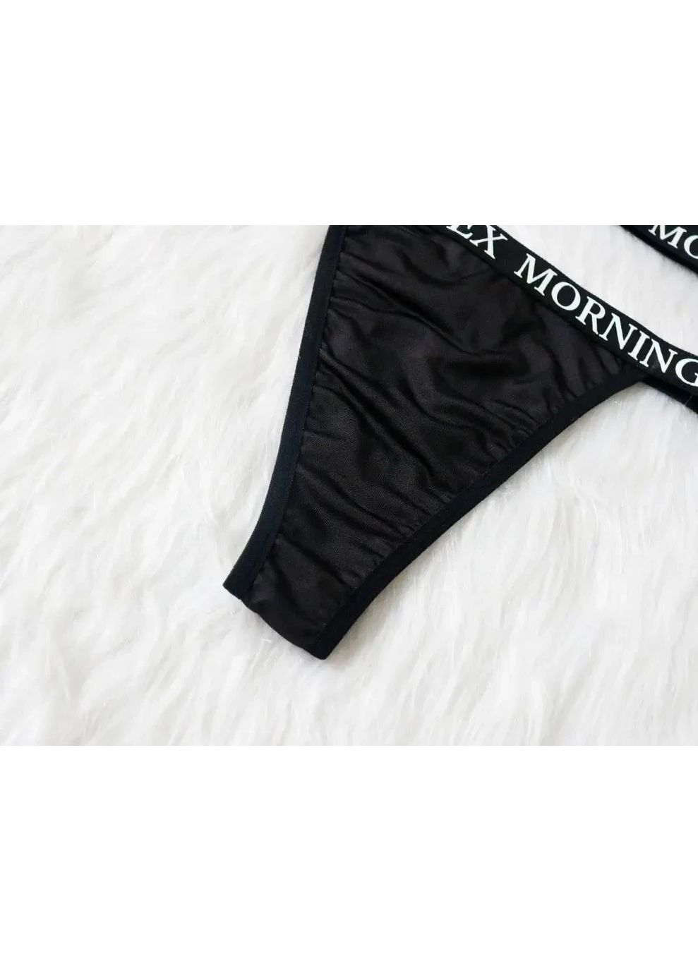 Чорний демісезонний сексуальна білизна спідня білизна з принтом на трусиках. спортивний комплект спідньої білизни для спортзалу, 2xl China